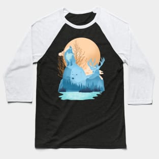 Winter Wildlife Baseball T-Shirt